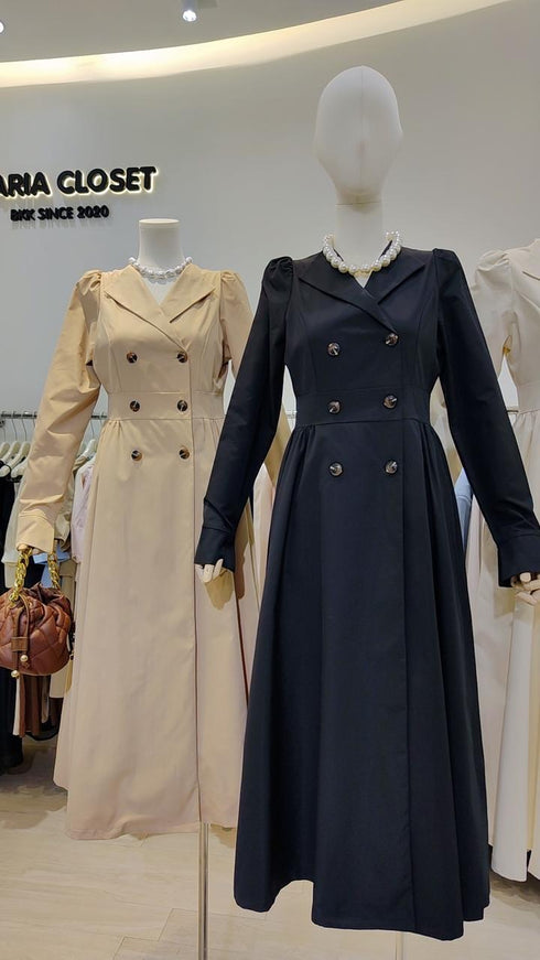 Double Breasted Blazer Dress